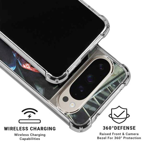 Marvel Spiderman New Suit Spiderman Google Pixel 9/9 Pro Clear Case
